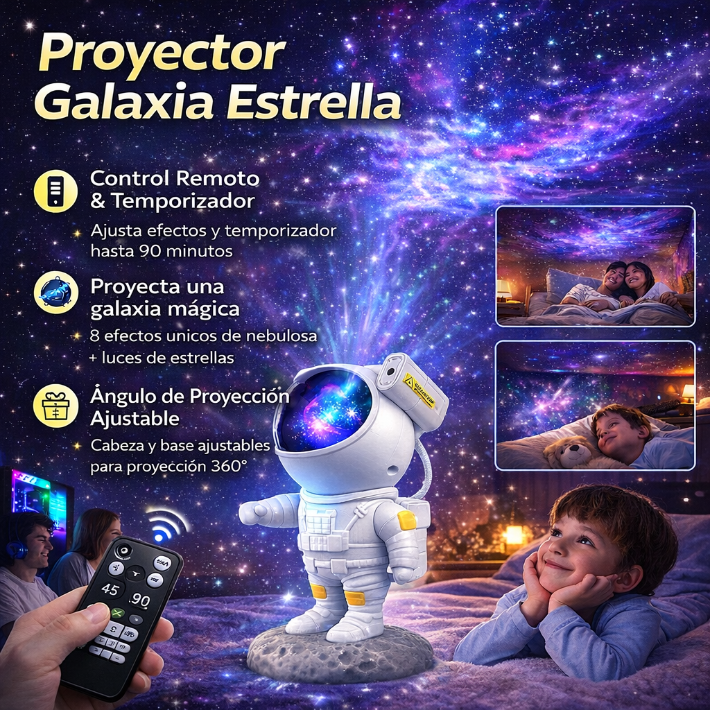 Astronauta proyector