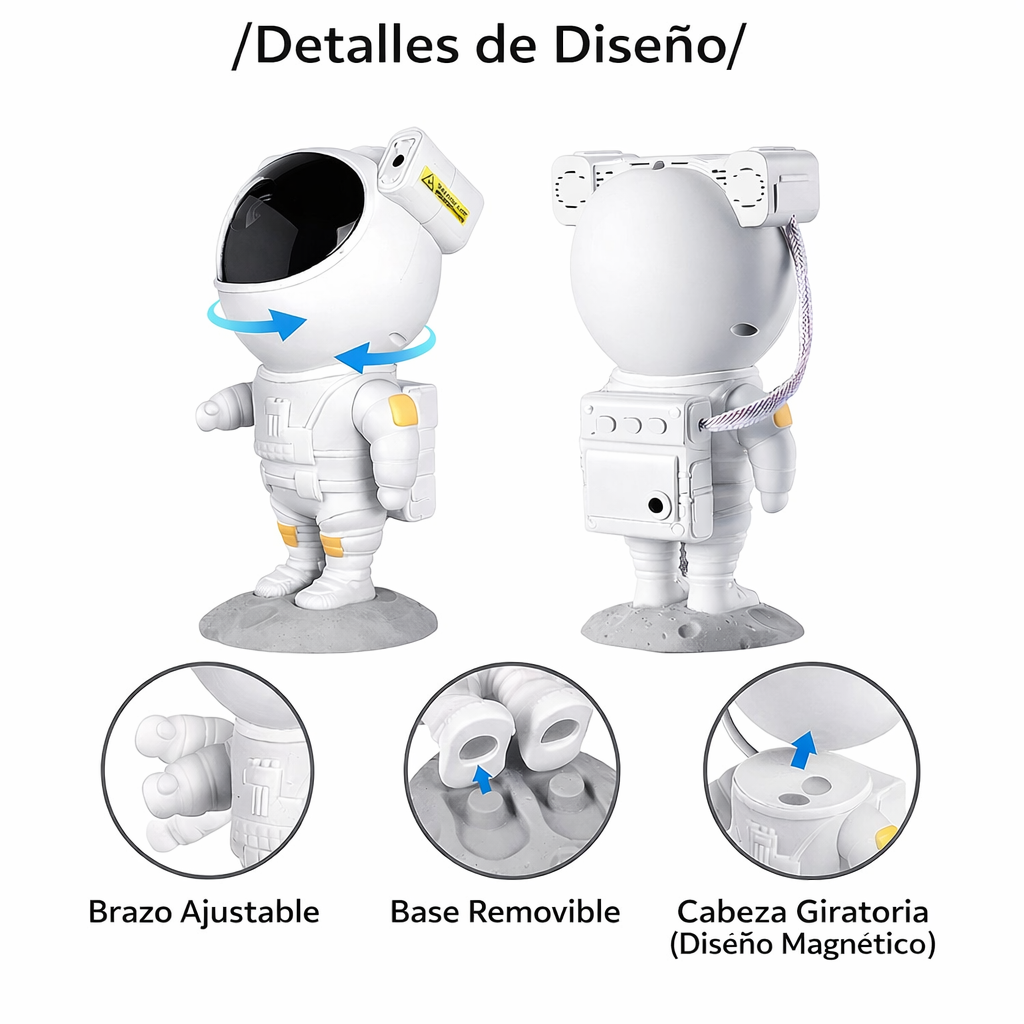 Astronauta proyector